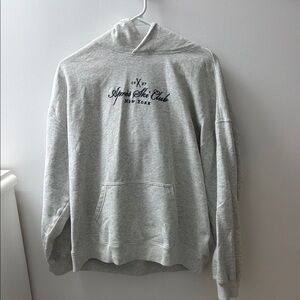 Hollister Light Gray Hoodie